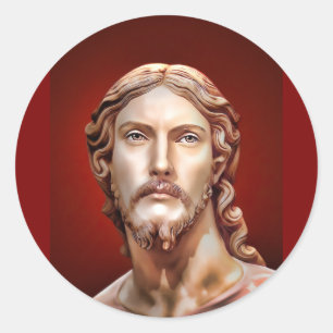 Adesivo Redondo BUSTO DE CRISTO O SALVADOR por MICHELANGELO 2026