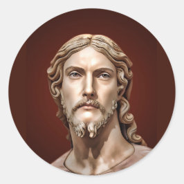 Adesivo Redondo BUSTO DE CRISTO O SALVADOR por MICHELANGELO 2026
