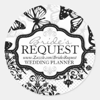 Adesivo Redondo Butterfly Kisses Bold Business Stick