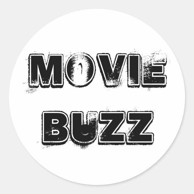 Adesivo Redondo Buzz do Filme (Frente)