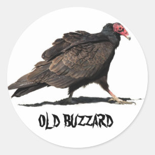ADESIVO REDONDO BUZZARD VELHO