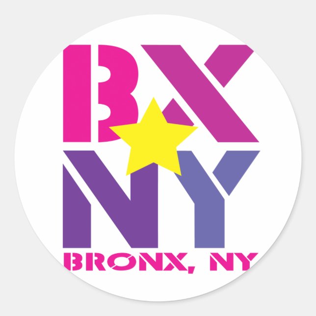Adesivo Redondo BX Bronx Sticker (Frente)