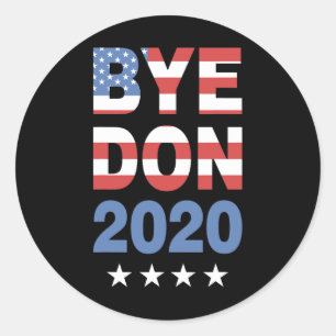 Adesivo Redondo Byedon 2020 Anti-trump Pro Joe Biden Kamala Harris