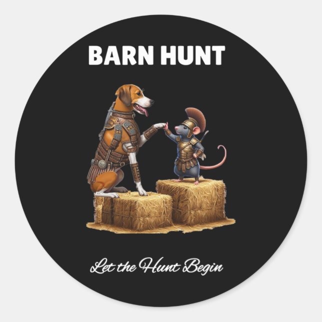 Adesivo Redondo Byrn Hunt Lover - Gratuito Guerreiro E Americano F (Frente)