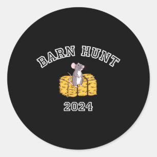 Adesivo Redondo Byrn Hunt Lover - Rn Hunt 2024 Com Rato Cute E H