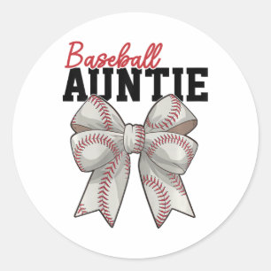 Adesivo Redondo Bysebyll Auntie Vintage Esporte Auntie Mães