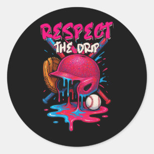 Adesivo Redondo Bysebyll Drip Boys Sorvete Drip Juventude Respeito