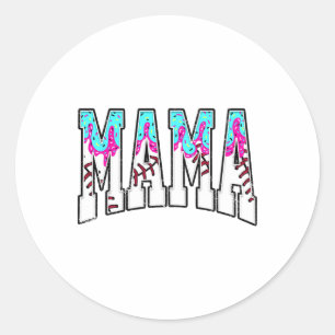 Adesivo Redondo Bysebyll Mama Sorvete Drill Com Sprinkles Byseby