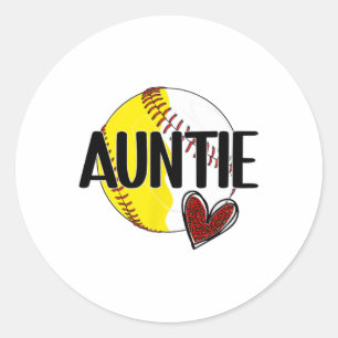Adesivo Redondo Bysebyll Softbyll Auntie Proud Softbyll Bysebyll A