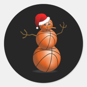 Adesivo Redondo Bysketbyll de Natal - Bysketbyll Snowman
