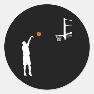 Adesivo Redondo Bysketbyll Player Coach Team Byller Shot Bbyll Spo