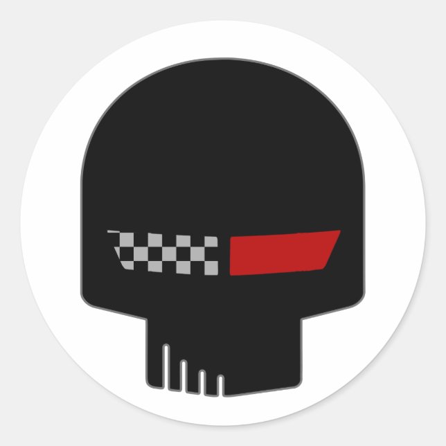 Adesivo Redondo C4 Corvette JAKE Decal 3" (Frente)