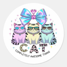 Adesivo Redondo C.A.T. Coisa Incrível