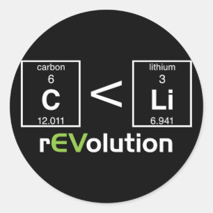 Adesivo Redondo C é menos do que Li