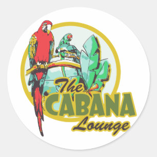 Adesivo Redondo Cabana Lounge