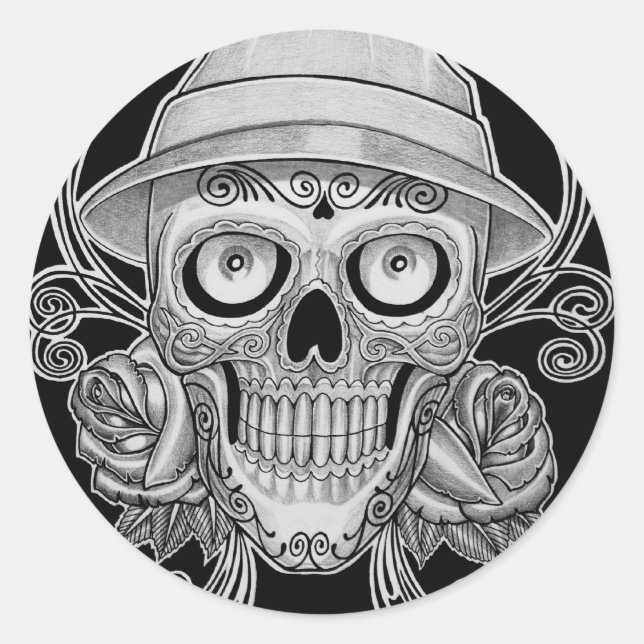 Adesivo Redondo cabeça (Frente)