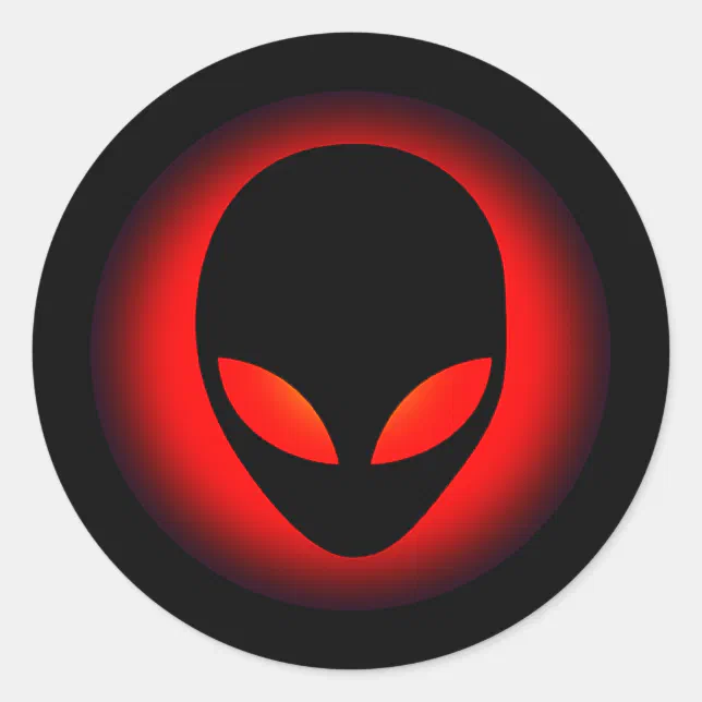 Design PNG E SVG De Cabeça De Alienígena Arredondada Com Traço