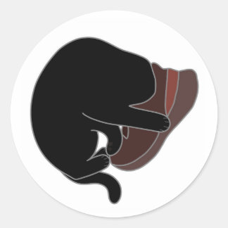 Adesivo Redondo Cabeça do neaker