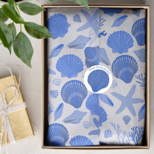 Adesivo Redondo Cabeças azuis com Fita PERSONALIZADA