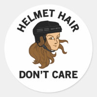 Cabelo de capacete de hóquei Não se importe com Br