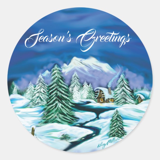 Adesivo Redondo Cabine de registro pacífico (Frente)