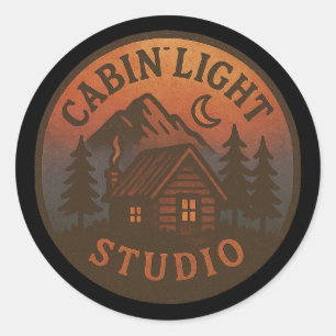 Adesivo Redondo CabinLight Studio