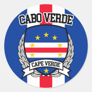 Adesivo Redondo Cabo Verde