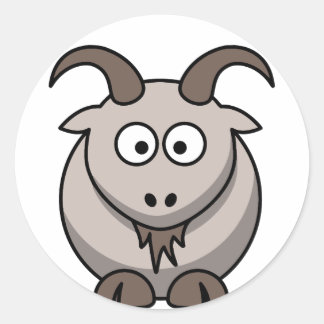 Adesivo Redondo Cabra clara