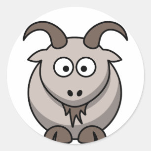Adesivo Redondo Cabra pálida