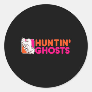 Adesivo Redondo Caça aos Fantasmas - Atividade Paranormal do Fanta