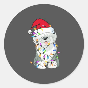 Adesivo Redondo Cachorro Cachorro Cachorro Cachorro de Natal