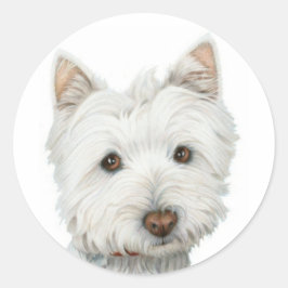 Adesivo Redondo Cachorro Gato