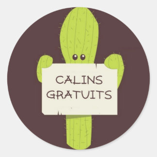 Adesivo Redondo Cactus Calin