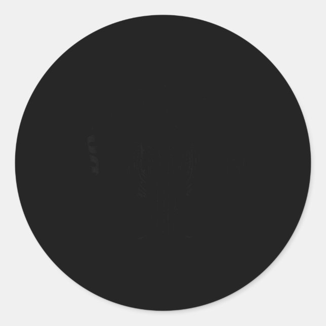 Adesivo Redondo Cactus Don't Touch Me Cactus Don't Touch Me  (Frente)