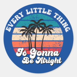 Adesivo Redondo "Cada Coisa Pequena"