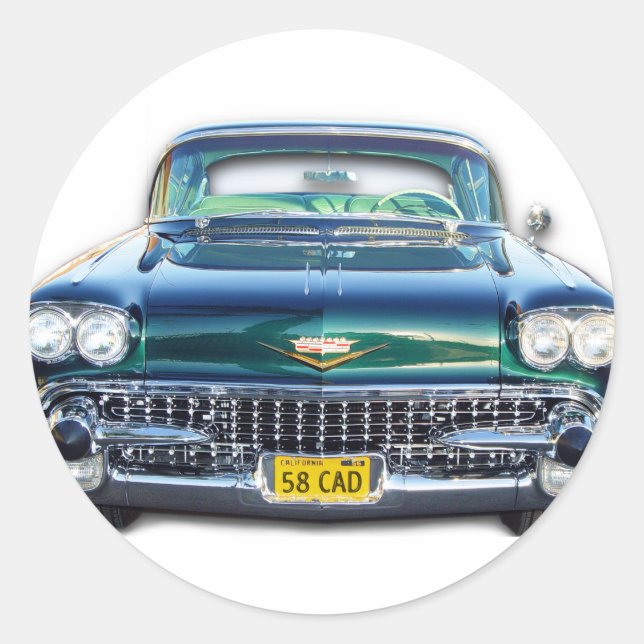 ADESIVO REDONDO CADILLAC 1958 (Frente)