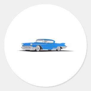 Adesivo Redondo cadillac El Dorado de 1958