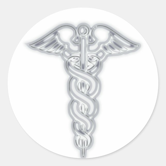 Adesivo Redondo Caduceus (Frente)