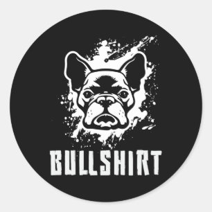 Adesivo Redondo Cães Cachorros Cachorros-do-Bulldog Francês