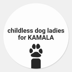 Adesivo Redondo Cães infantis senhoras para a brincadeira de Kamal