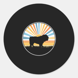 Adesivo Redondo - Cães Mãe Pai De Cães Pet Retrosódico