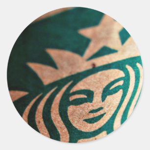 Adesivo Redondo Café