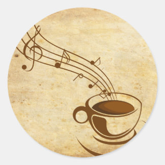 Adesivo Redondo café