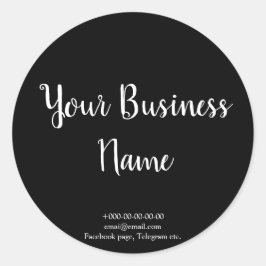 Adesivo Redondo Café à moda do estilo do quadro, padaria, rua de