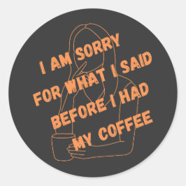 Adesivo Redondo Café, Café Lover, Melhores Cotações De Café