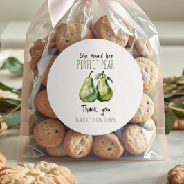 Adesivo Redondo Café da Manhã com Frutas Elegantes Perfeito para C