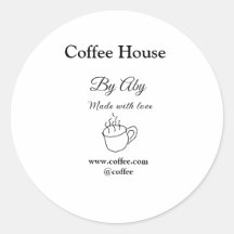 Café feito com amor adicionar texto site social