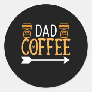 Adesivo Redondo Café Pai