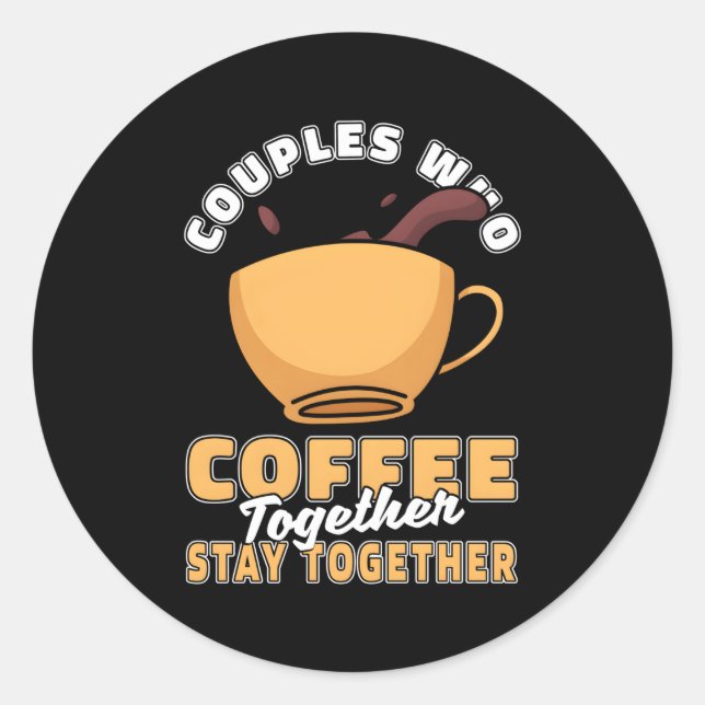 Adesivo Redondo Café Roaster Barista Roasting Café Café (Frente)