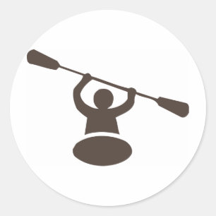 Adesivo Redondo Caiaque